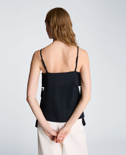Foldover Cami with Tassels