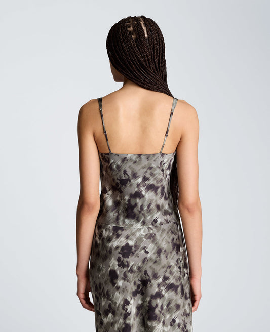 Cowl Neck Cropped Cami