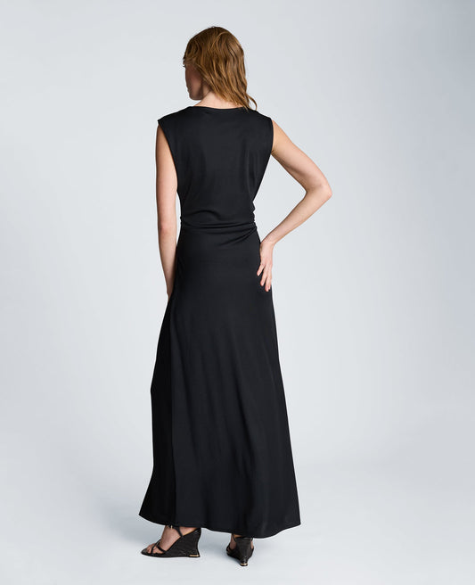 Drape Waist Maxi Dress