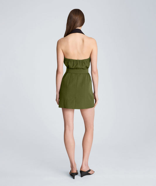 Halter Neck Suit Dress