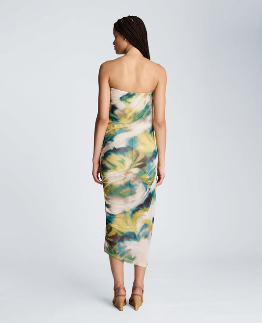 Strapless Ruched Dress