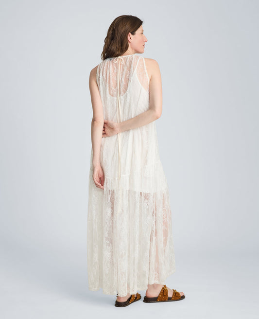 Gathered Halter Maxi Dress