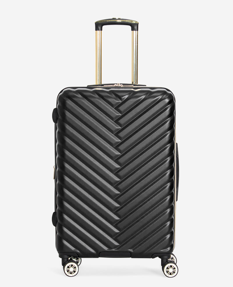Madison Square Chevron Hard Side Expandable Suitcase