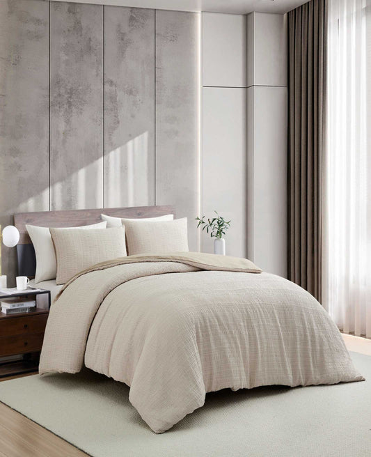 Stitched Gauze Duvet Set