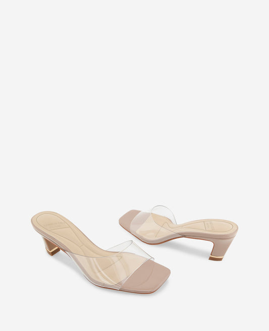 Arita Clear Open Toe Heel