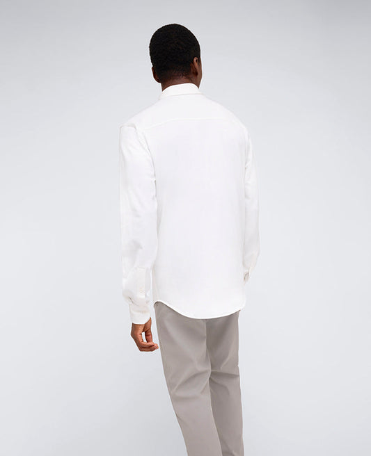 Long Sleeve Button Down Stretch Shirt with Pocket