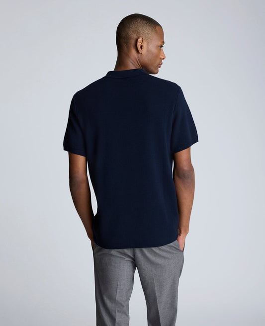 Short Sleeve Polo Sweater