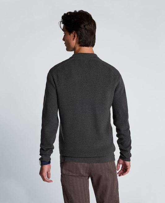 Long Sleeve Johnny Collar Polo