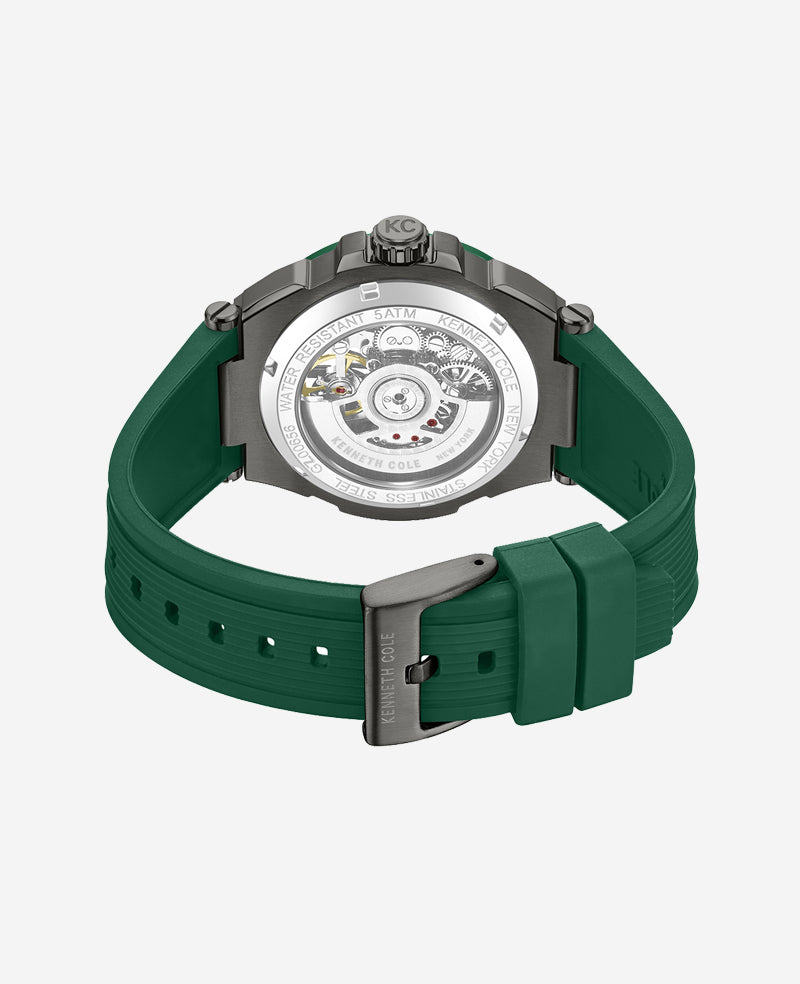 Skeleton Automatic Silicone Watch
