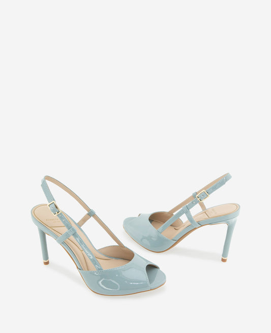 Londyn Patent Peep Toe Heel