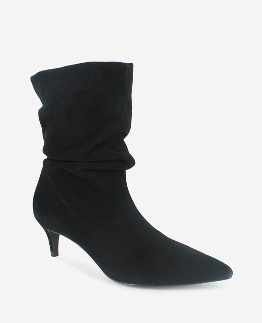 Marsha Suede Kitten Heel Bootie