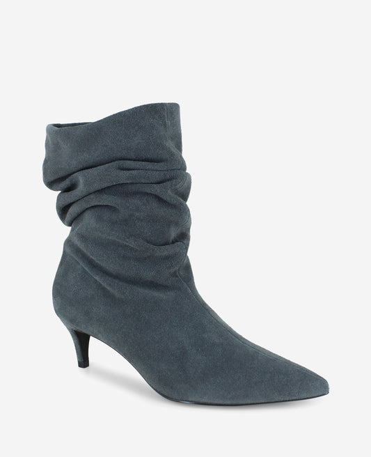 Marsha Suede Kitten Heel Bootie