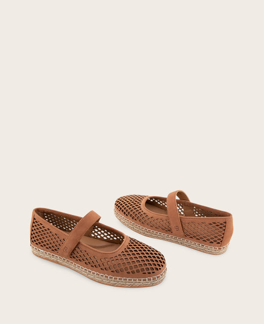 GENTLE SOULS - Sienna Fish Net Mary Jane Espadrille