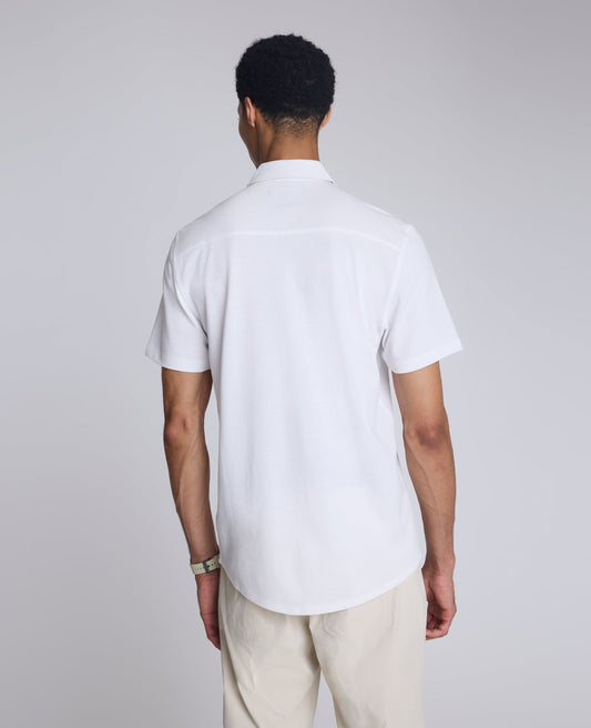 Short Sleeve Sportshirt with Chest Pocket
