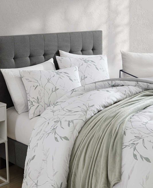 Ink Wash Vine Comforter + Sham Set