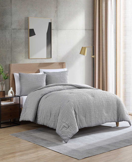 Serenity Wavy Lines Comforter Set