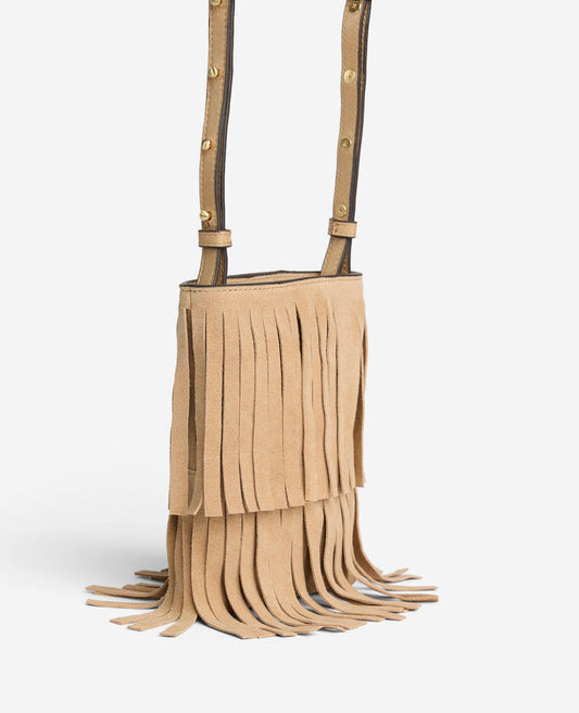 Fringe Crossbody Pouch Bag