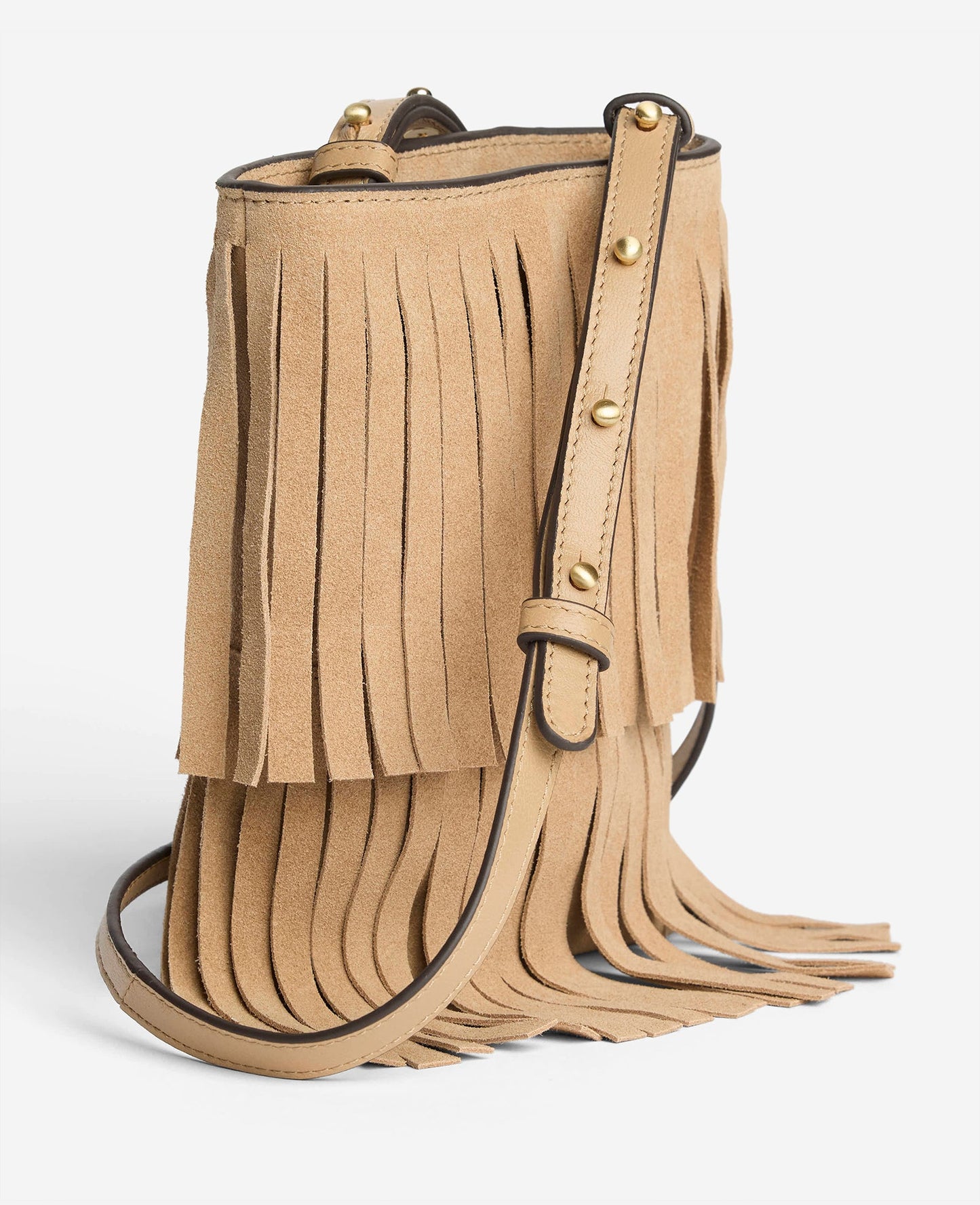 Fringe Crossbody Pouch Bag