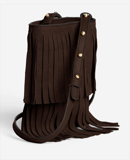 Fringe Crossbody Pouch Bag