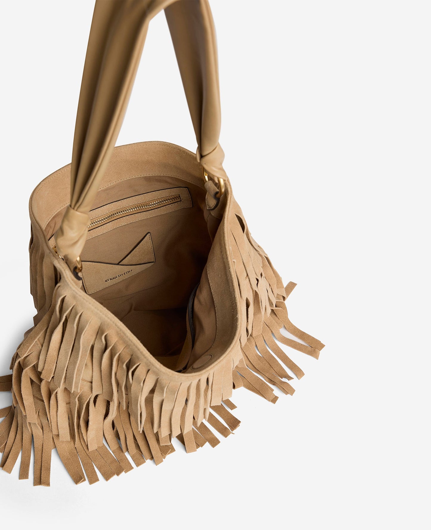 Fringe Slouch Hobo Bag