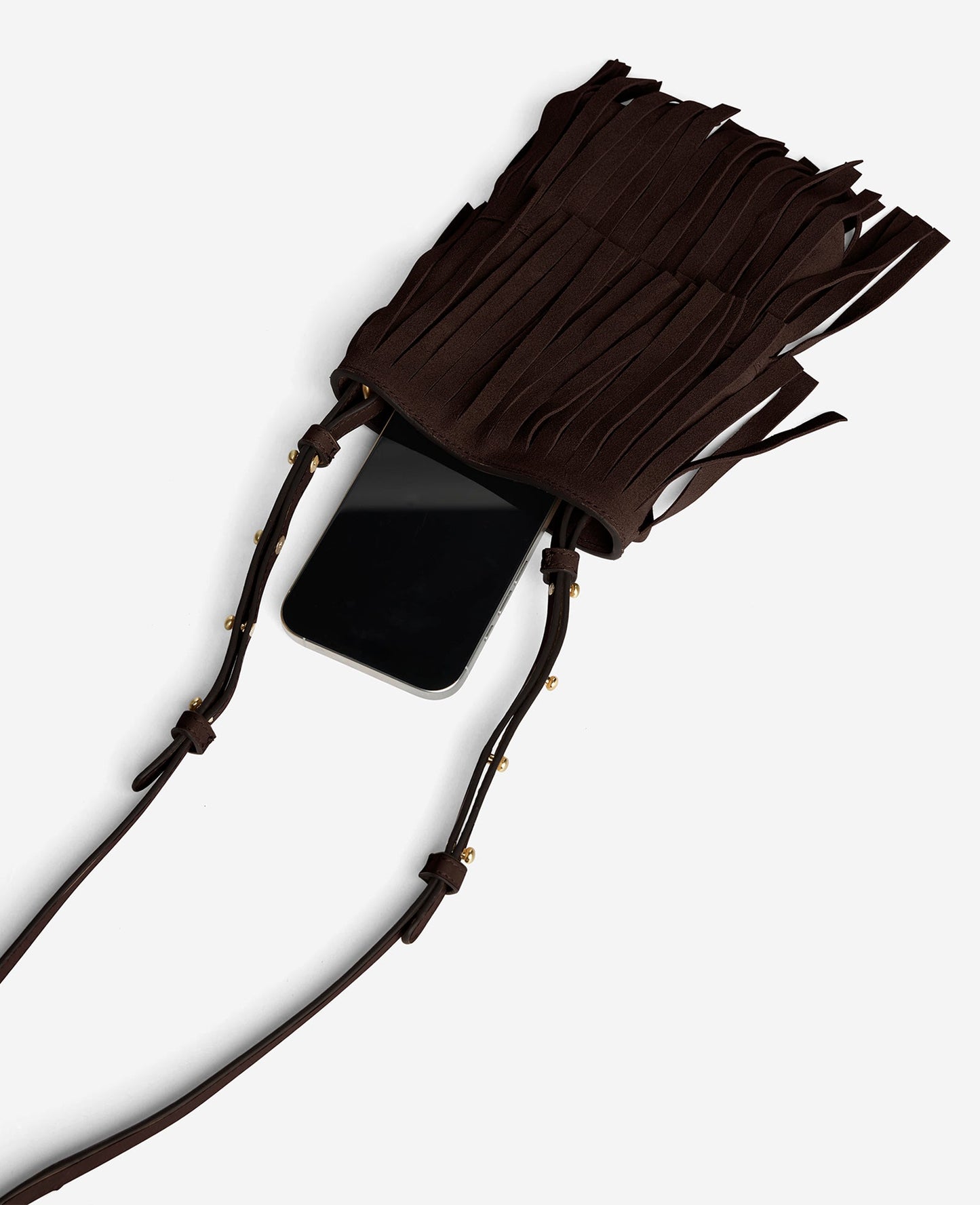 Fringe Crossbody Pouch Bag