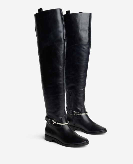 Maza Leather Riding Boot