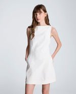 Boat Neck Sculpt Mini Dress