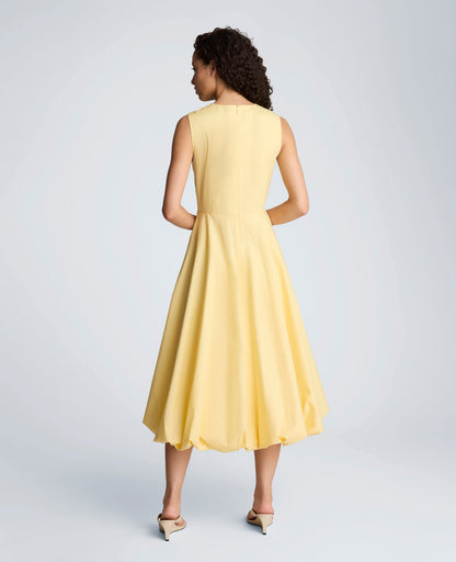 Bubble Hem Midi Dress
