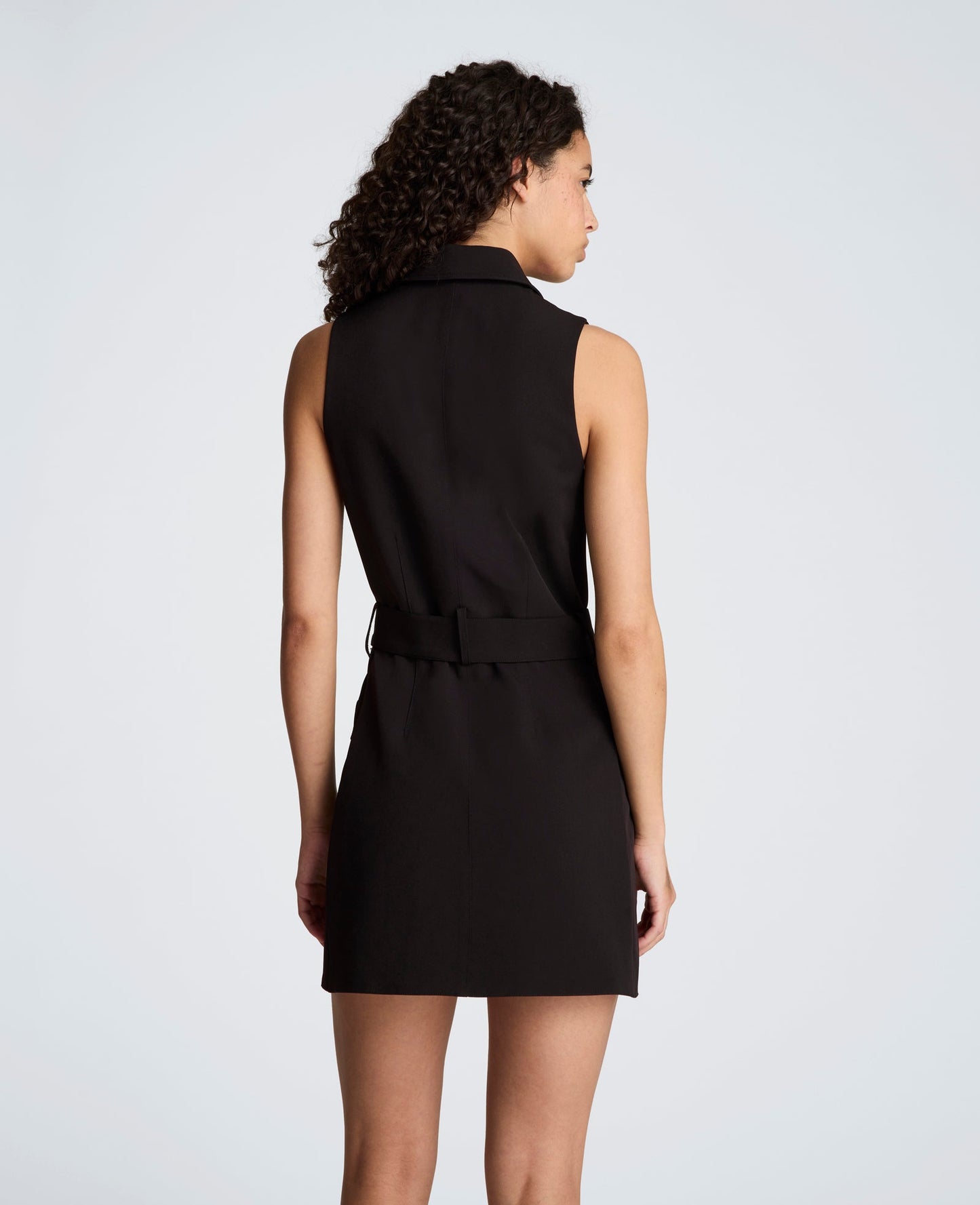 Notched Lapel Utility Dress