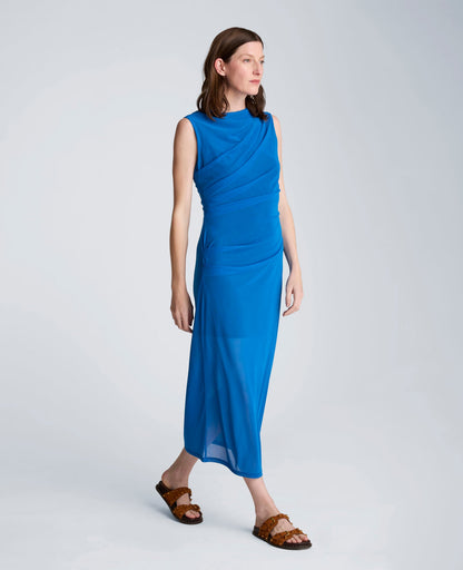 Draped Detailed Modern Midi Dress