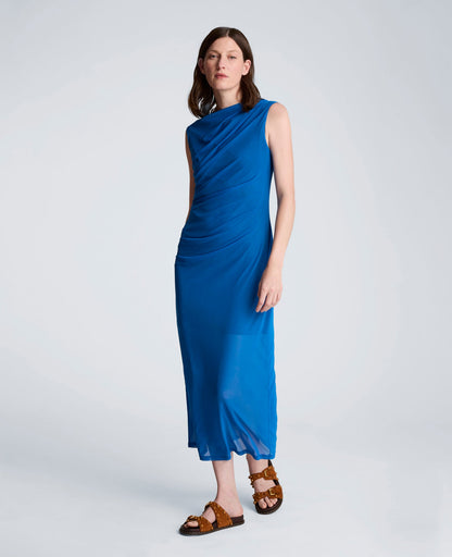 Draped Detailed Modern Midi Dress