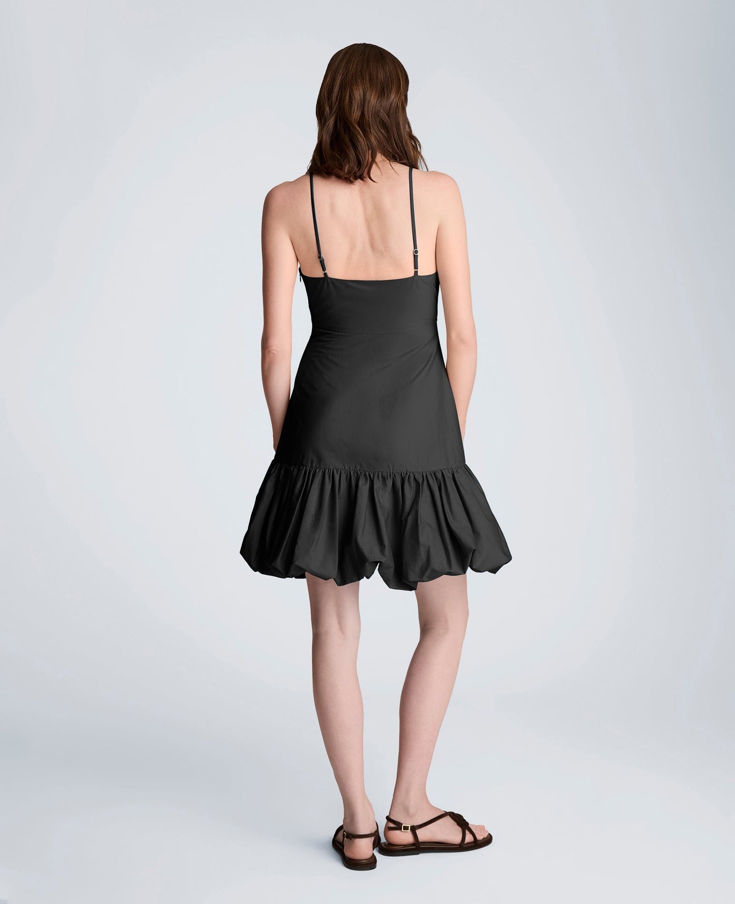 Sweetheart Bubble Flounce Mini Dress