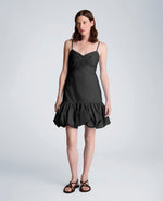 Sweetheart Bubble Flounce Mini Dress