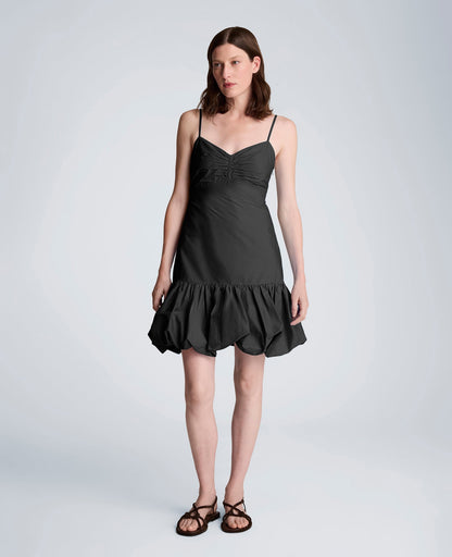 Sweetheart Bubble Flounce Mini Dress