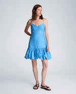 Sweetheart Bubble Flounce Mini Dress