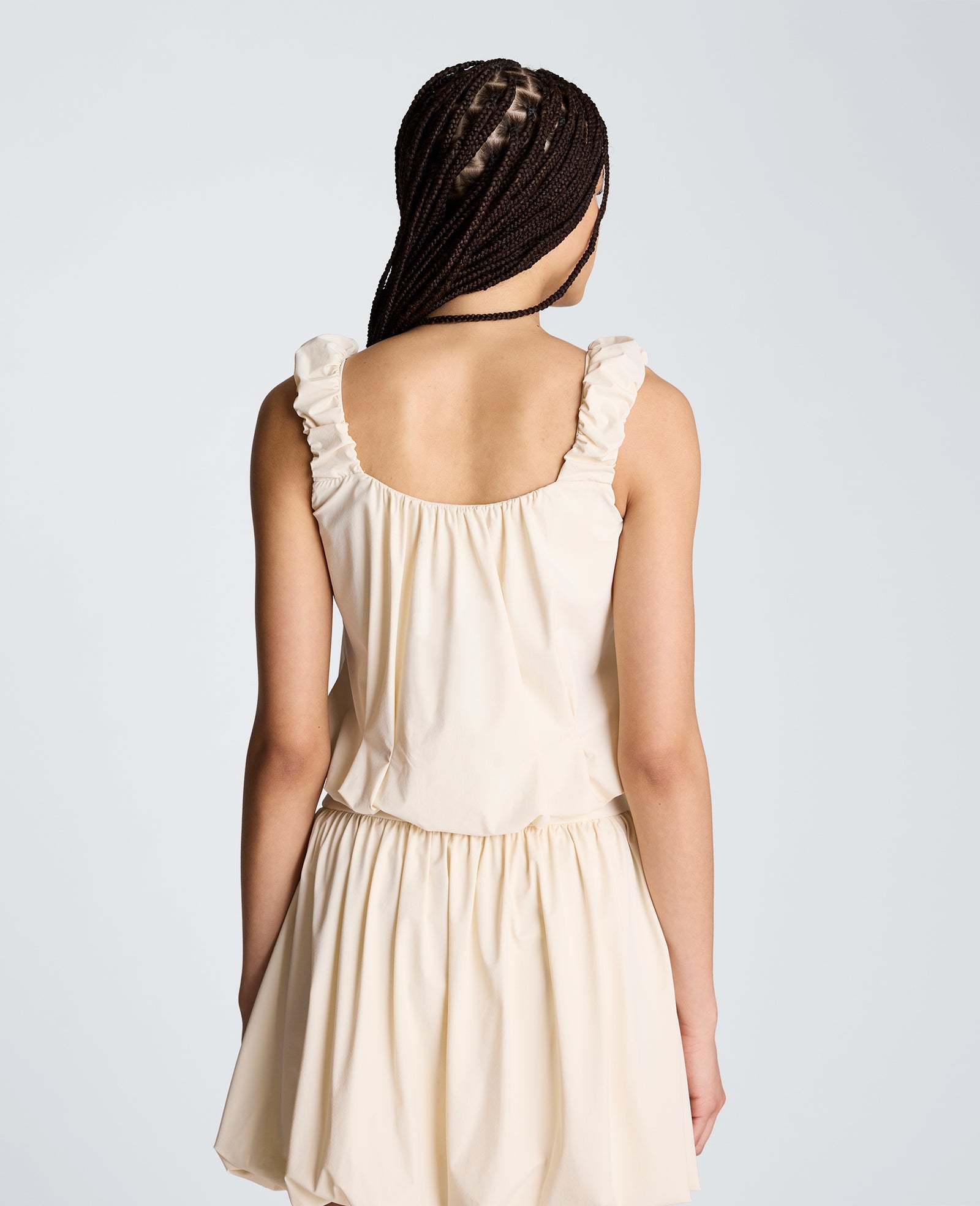 Ruched Crop Tank