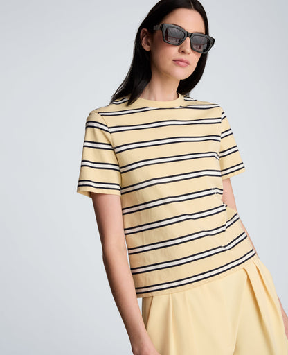 Crewneck Stripe Tee