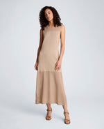 Semi Sheer Dress with Side Slits