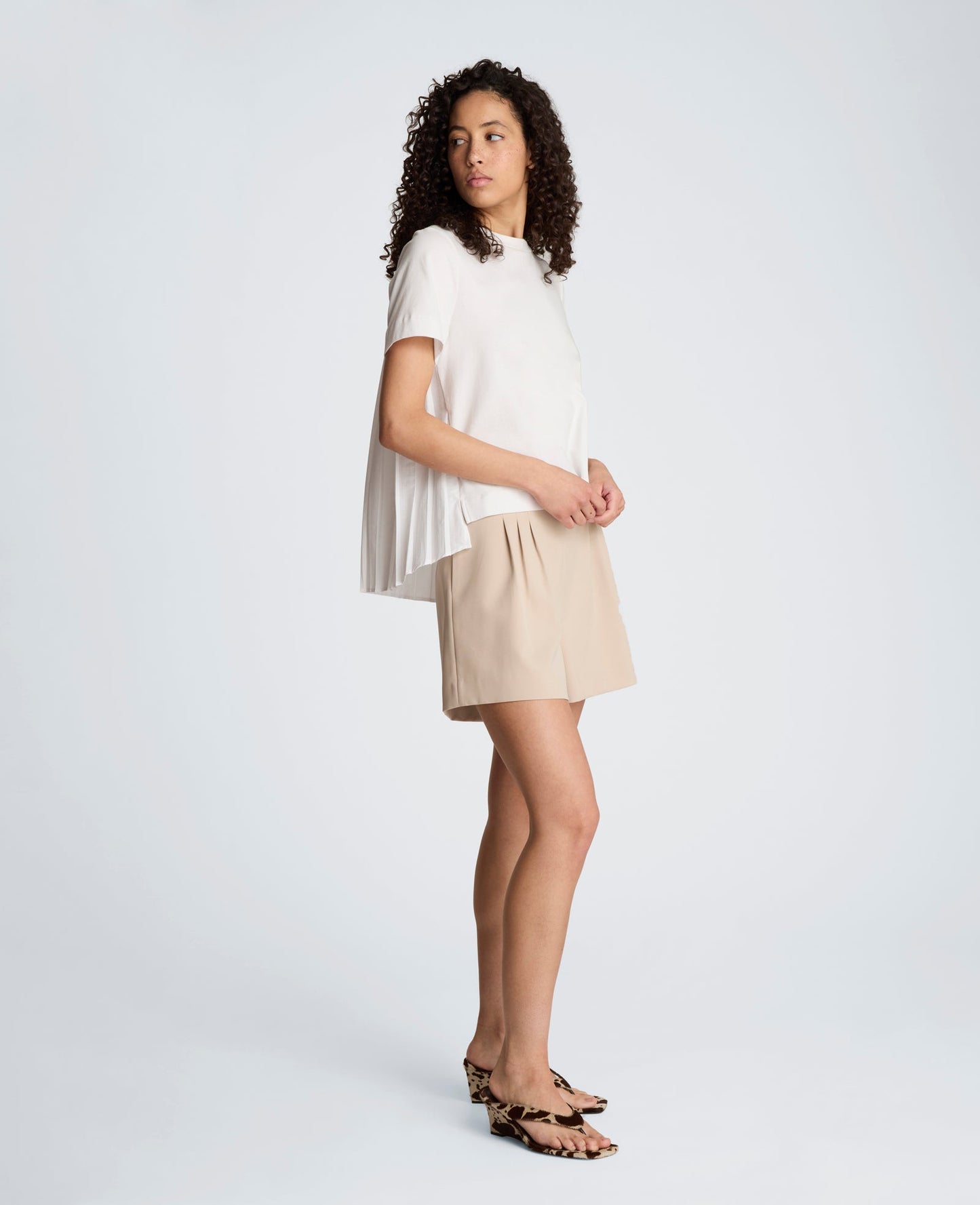 Vision Twill High Rise Side Zip Short