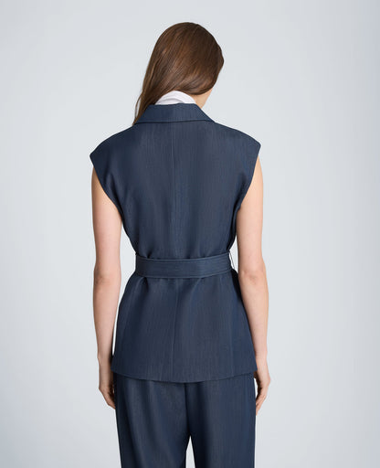 Belted Vest with Removeable Shirt