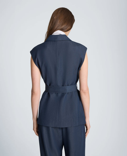 Belted Vest with Removeable Shirt