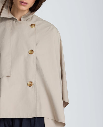 Cape Trench with Notch Collar