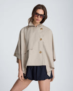 Cape Trench with Notch Collar