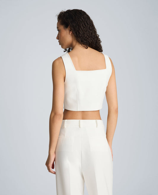 Fitted Zip Front Bodice with Zip Pockets
