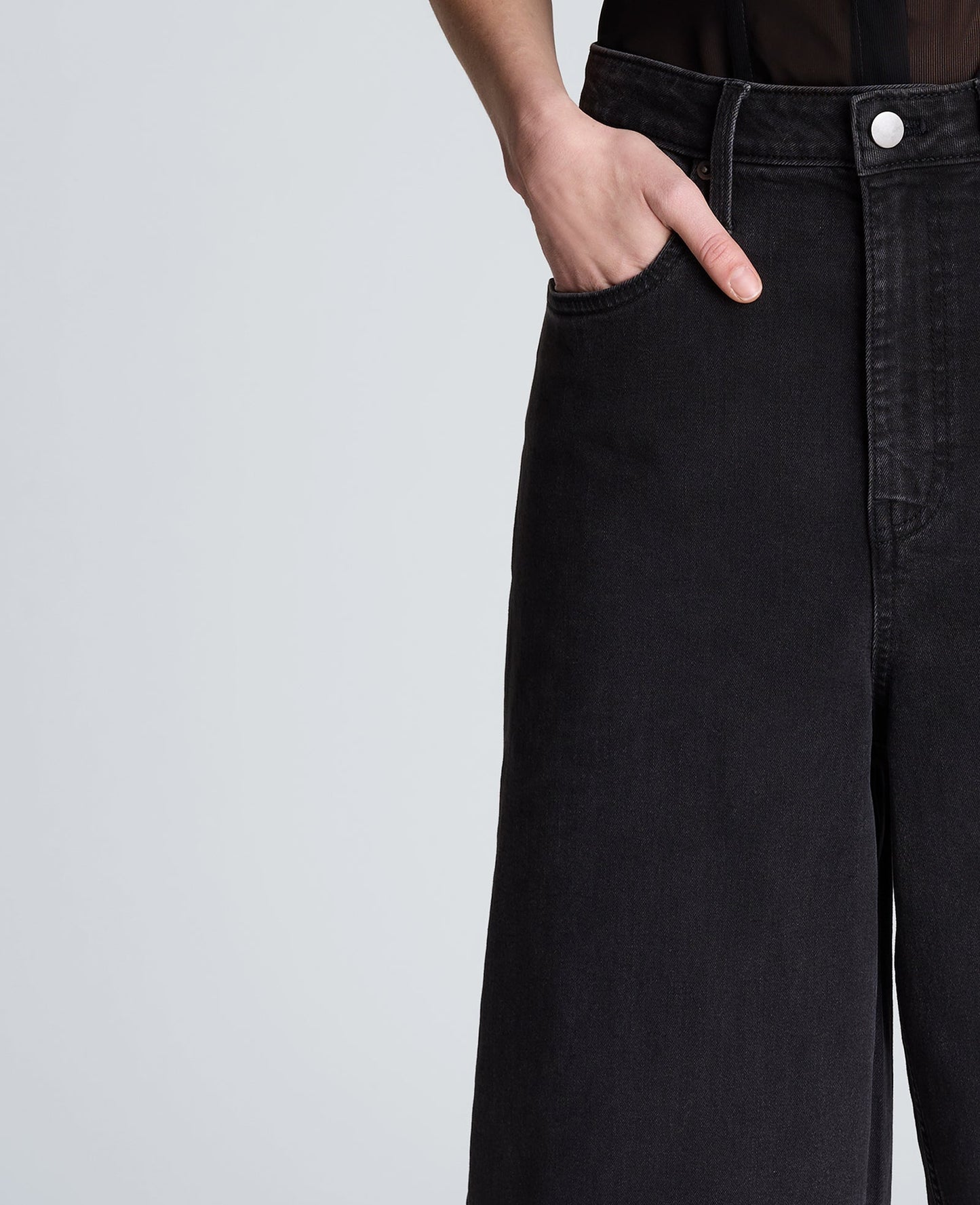 High Rise Fly Front Culotte Short