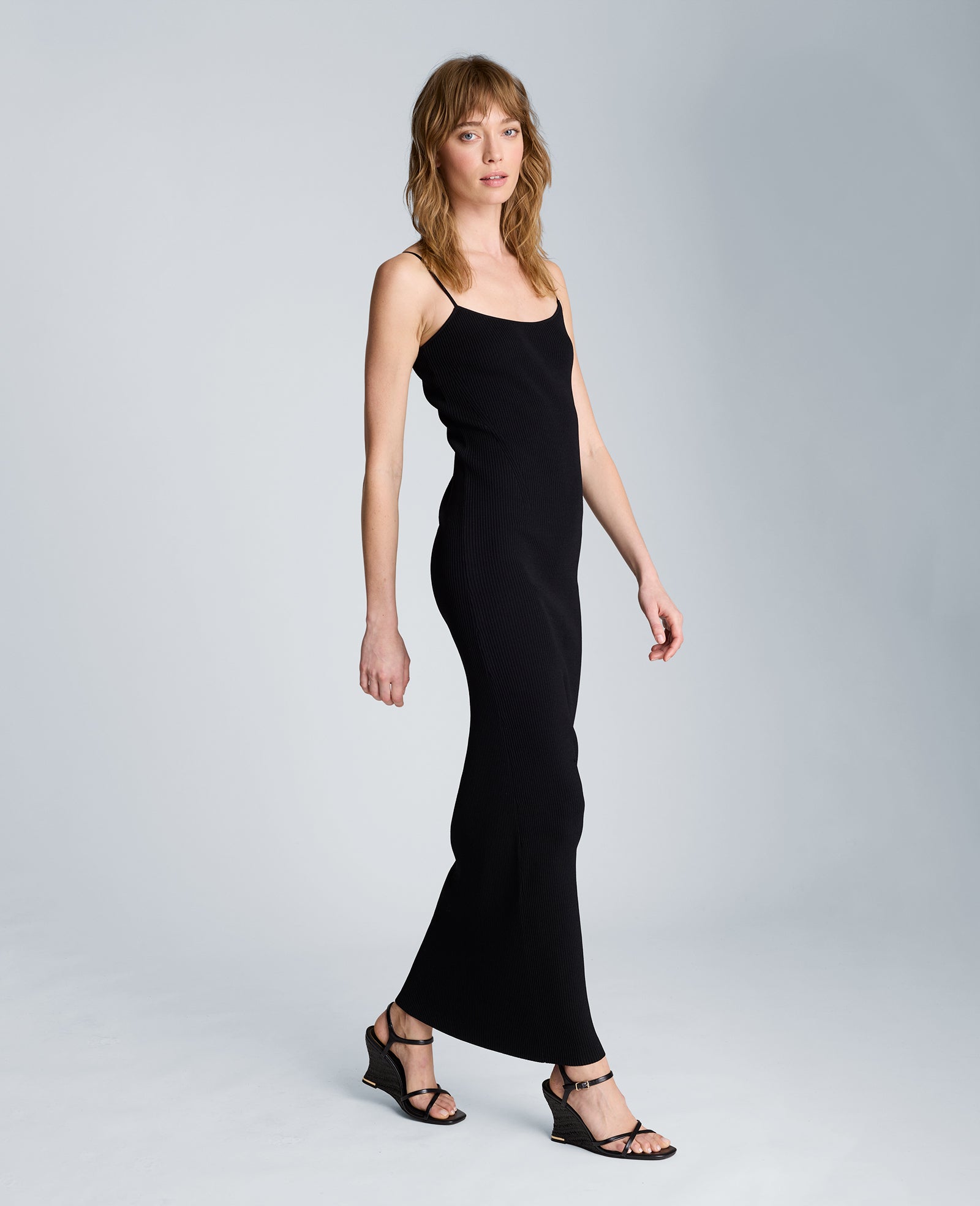 Ribbed Cami Sweater Dress