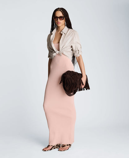 Ribbed Cami Sweater Dress