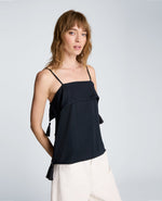 Foldover Cami with Tassels