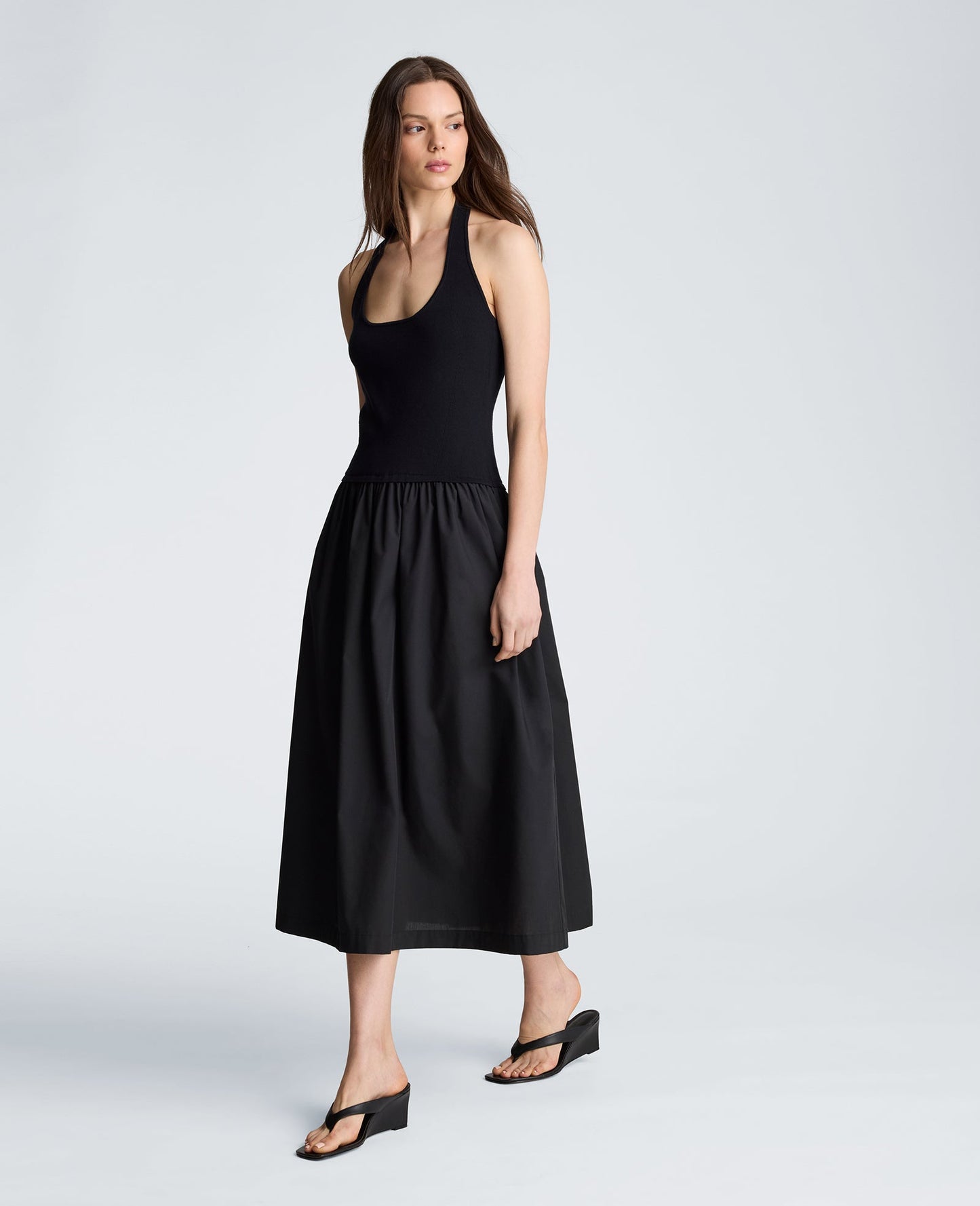 Woven Skirt Tank Dress