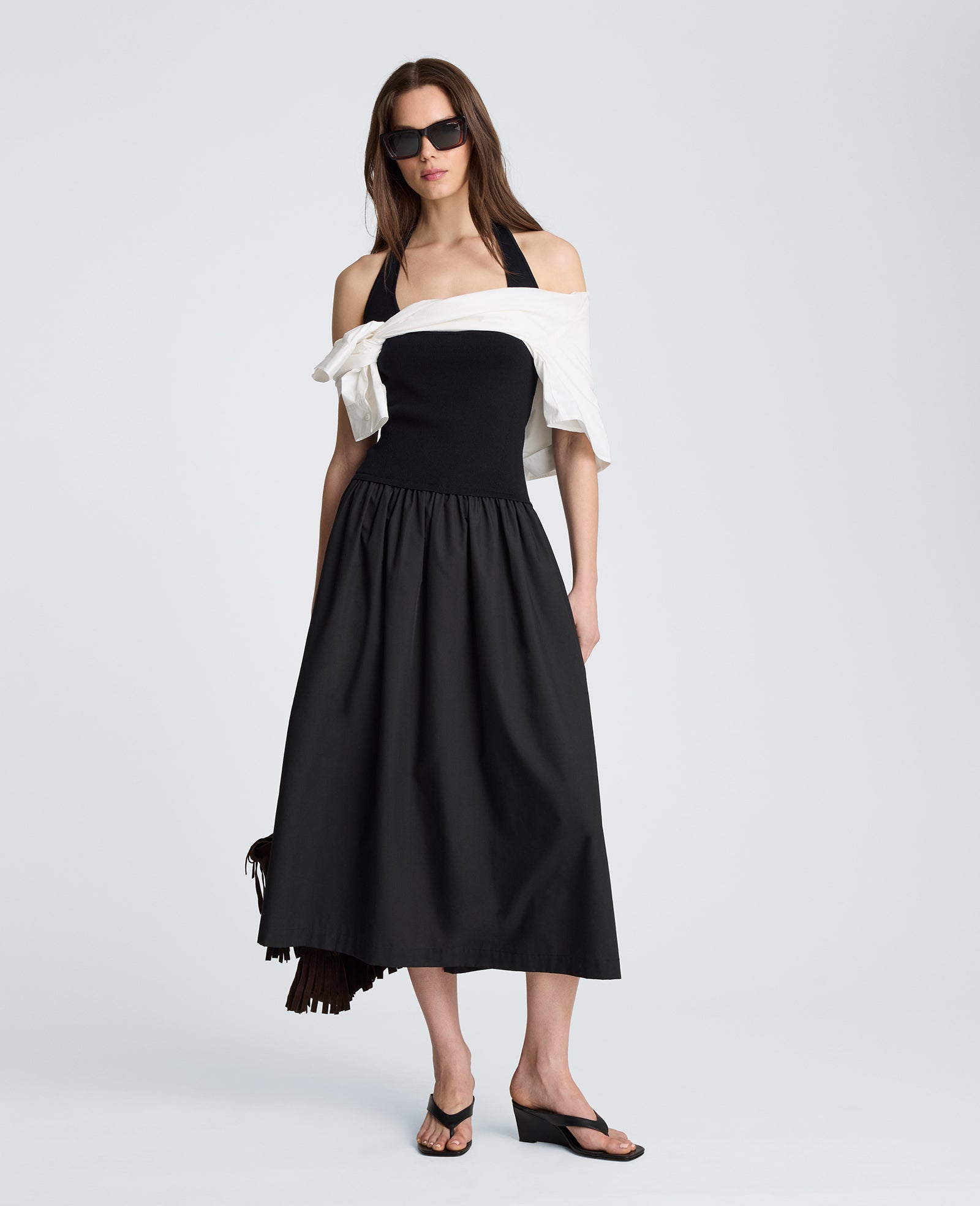 Woven Skirt Tank Dress